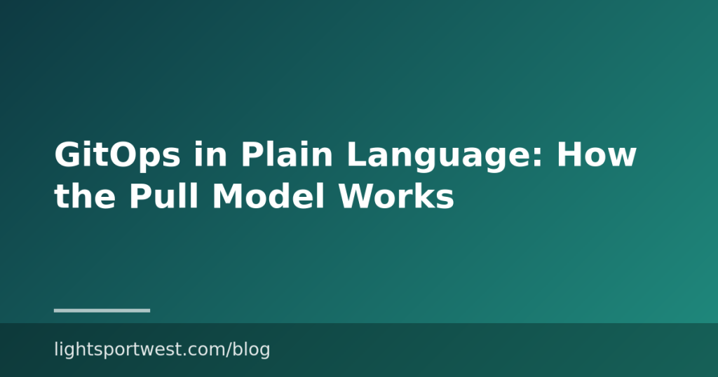 GitOps in Plain Language: How the Pull Model Works